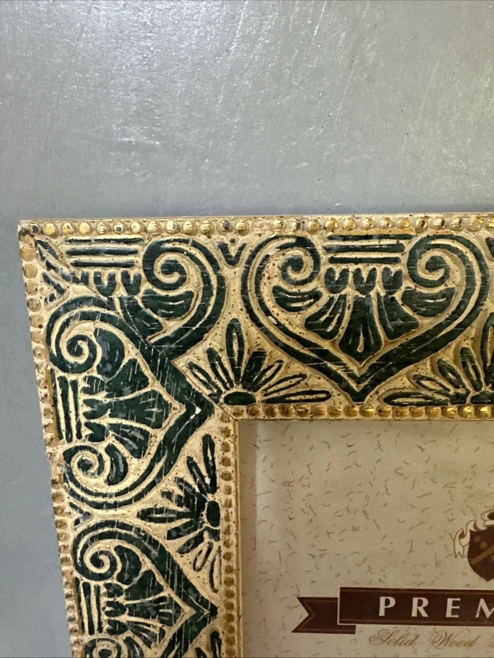 NATIONAL PIC PREMIER ORNATE 5X7 WOOD FRAME MADE IN ITALY